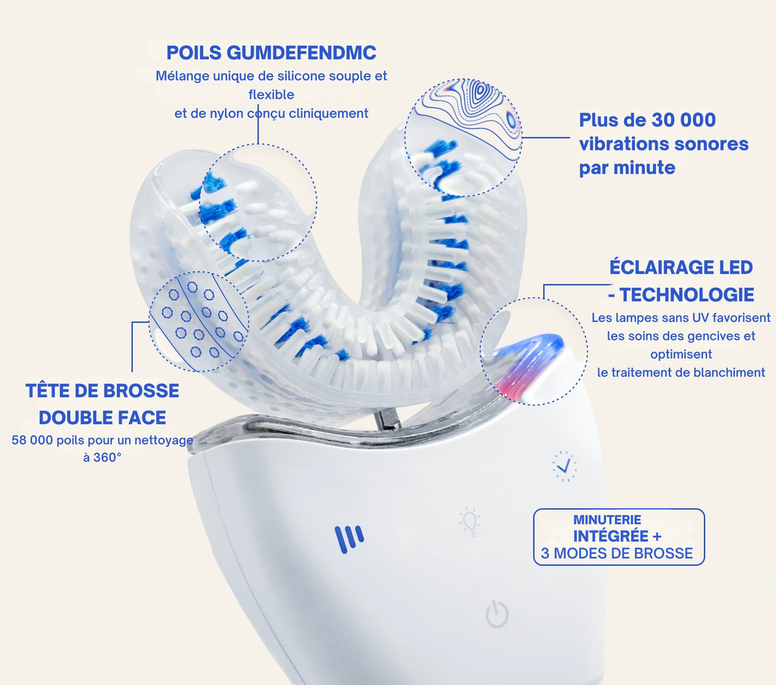 Denteo – Tête de brosse double face